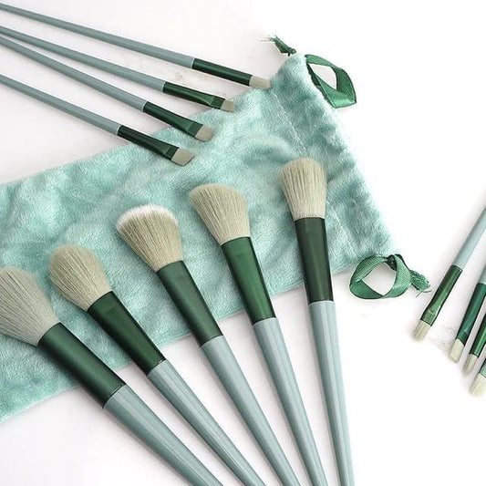 13-PCS Makeup Brush Set In Velvet Bag